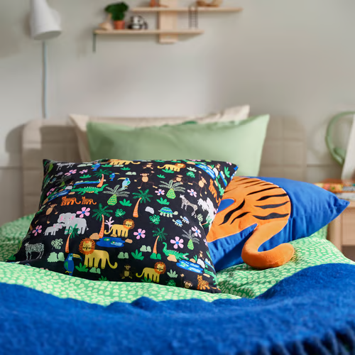 NATTVIK Jungle Pattern Cushion Cover - Image 4