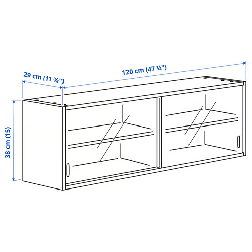 KNOXVIK Sliding Glass Wall Cabinet - Image 6