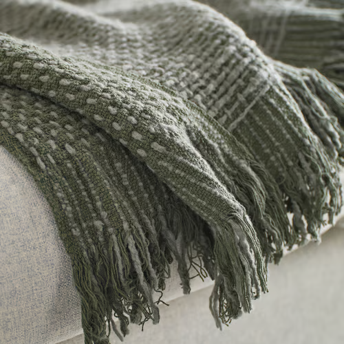 ALLVIK Tasselled Throw Blanket - Image 3