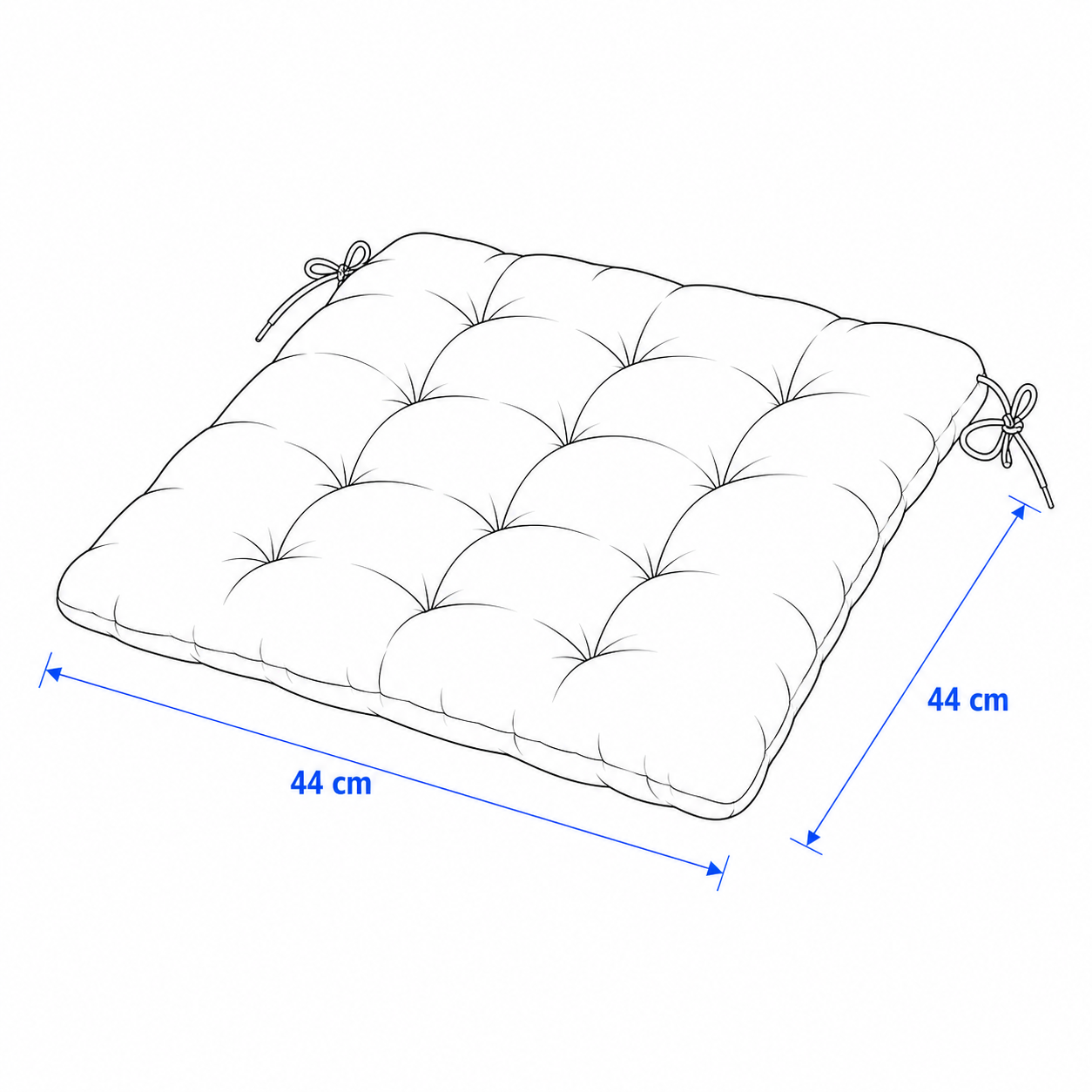 KLOVIK Padded Chair Cushion - Image 5