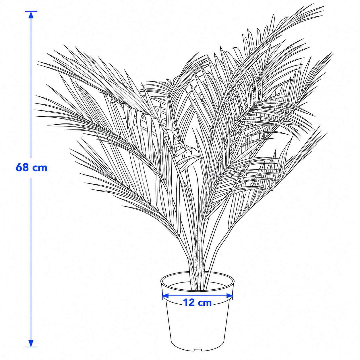 FEJVIK Artificial Areca Palm - Image 3