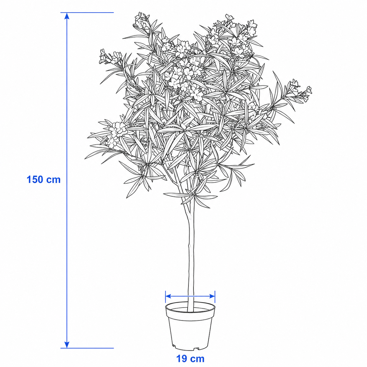 FEJVIK Artificial Nerium Tree - Image 3