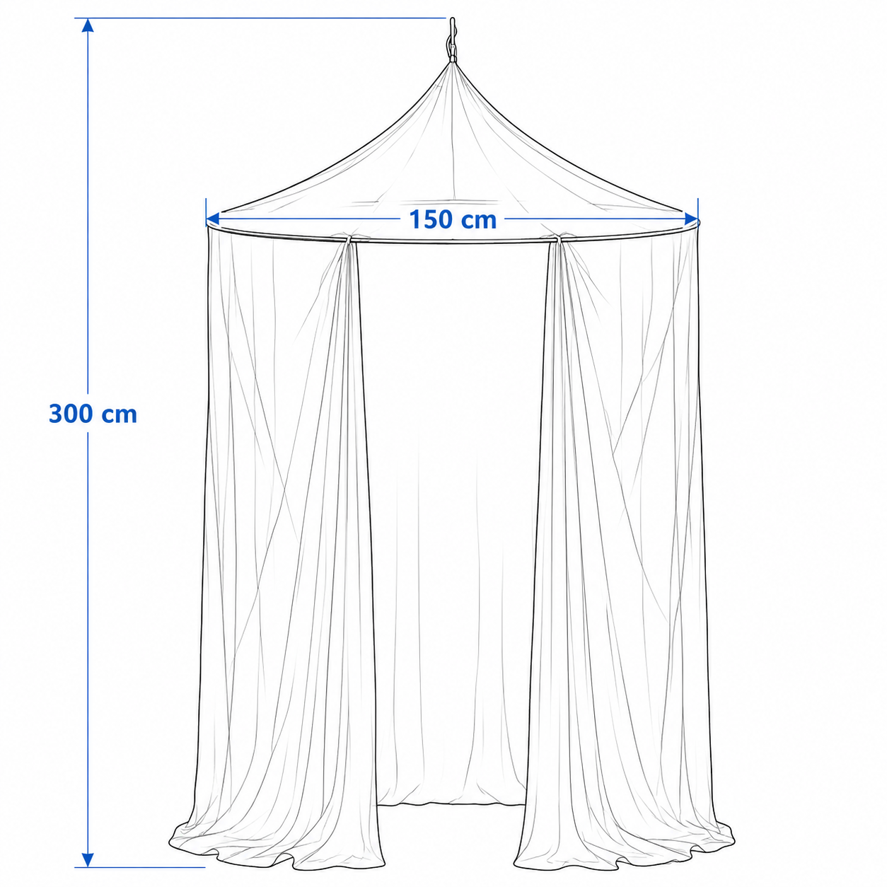 SOLVIKA Hanging Net Canopy - Image 7
