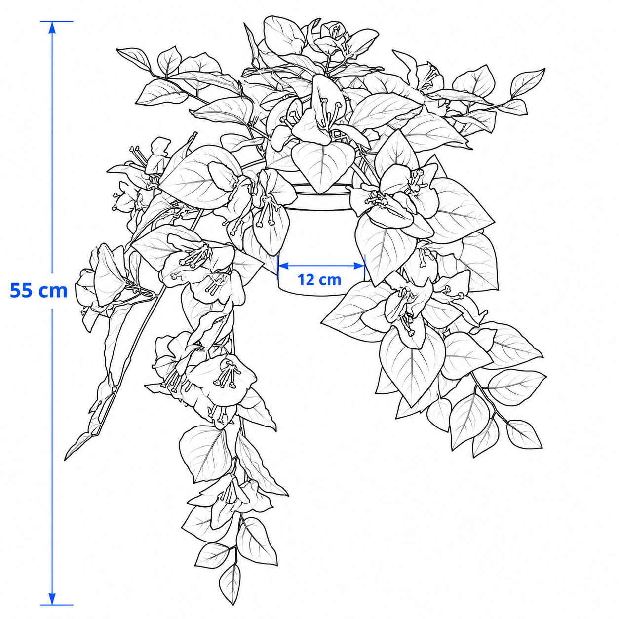 FEJVIK Artificial Bougainvillea Plant - Image 3
