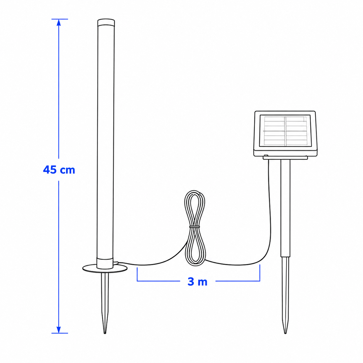 SOLVENA Solar-Powered Ground Stick - Image 5