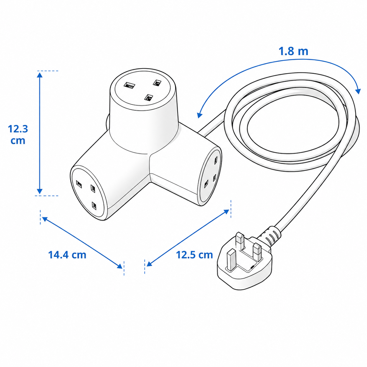 HORNVIK Multi-Socket Extension Lead - Image 5