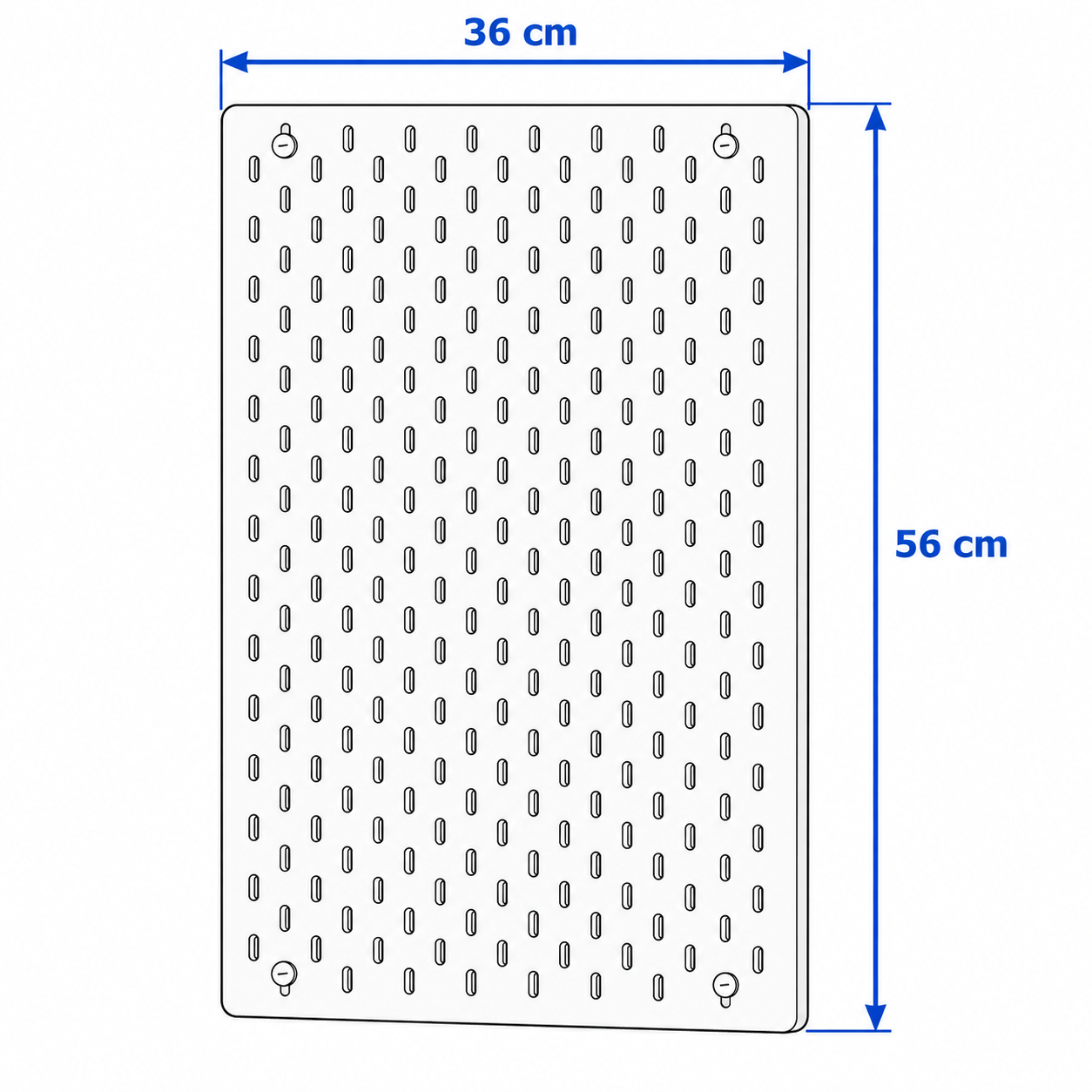 SKADVIK Wall Pegboard Accessory Organiser - Image 3