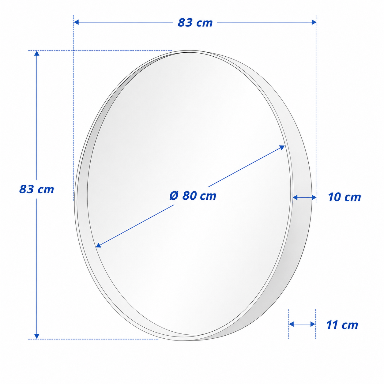 ROTVIK Round Wall Mirror - Image 3