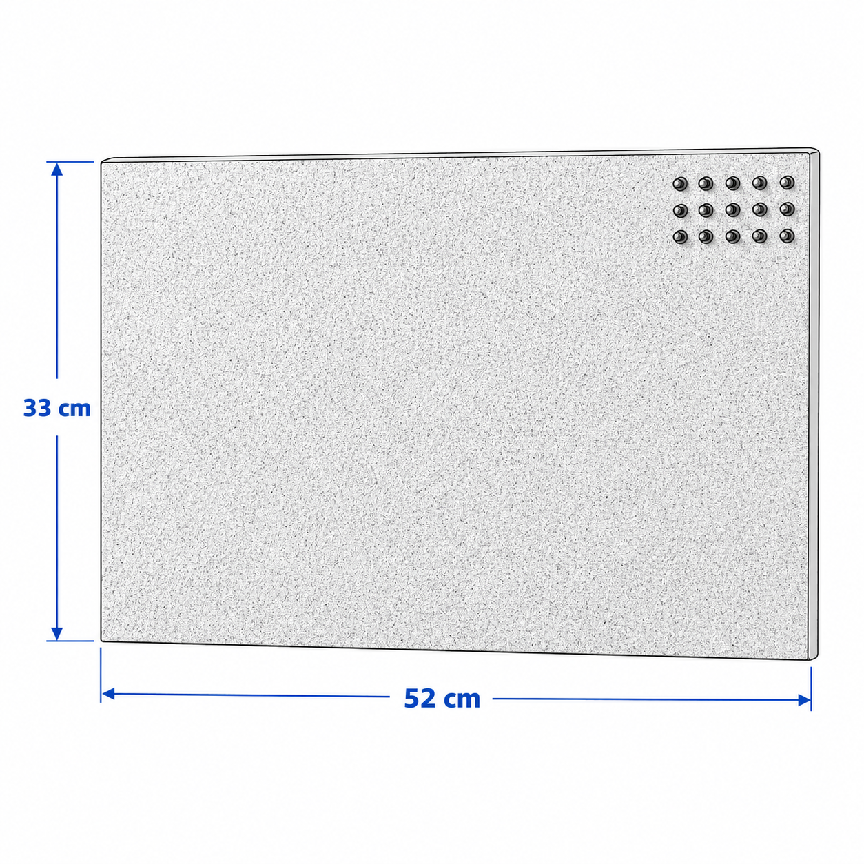 FLONVIK Cork Memo Pin Board - Image 5