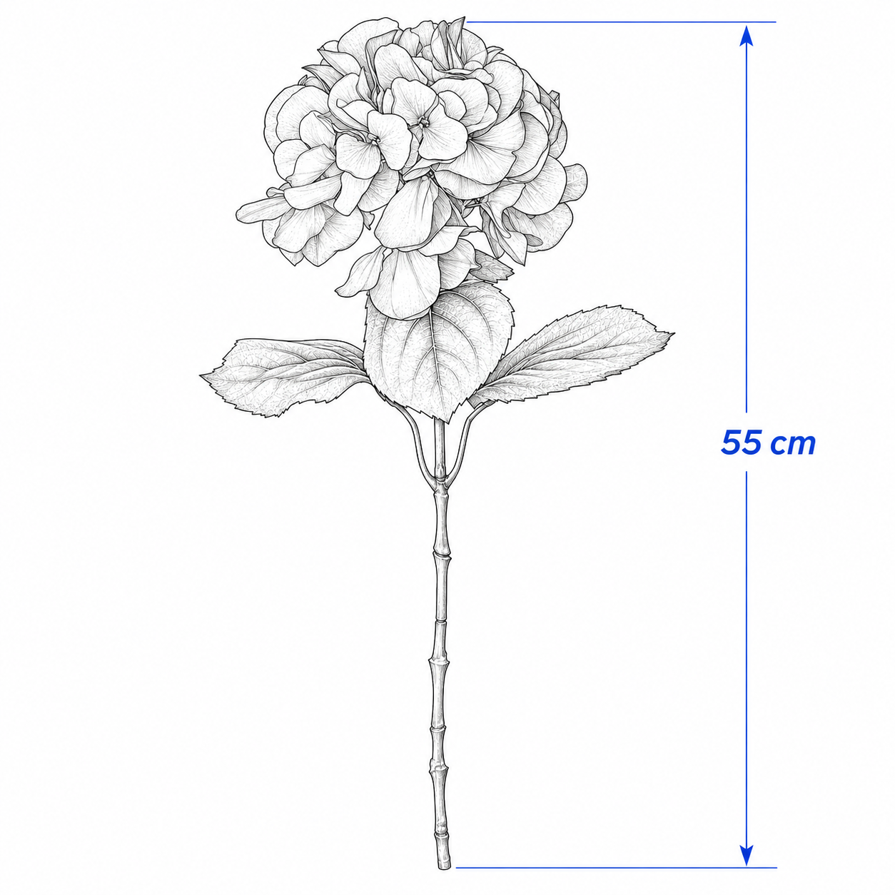 SMYKVIK Artificial Hydrangea Stem - Image 3