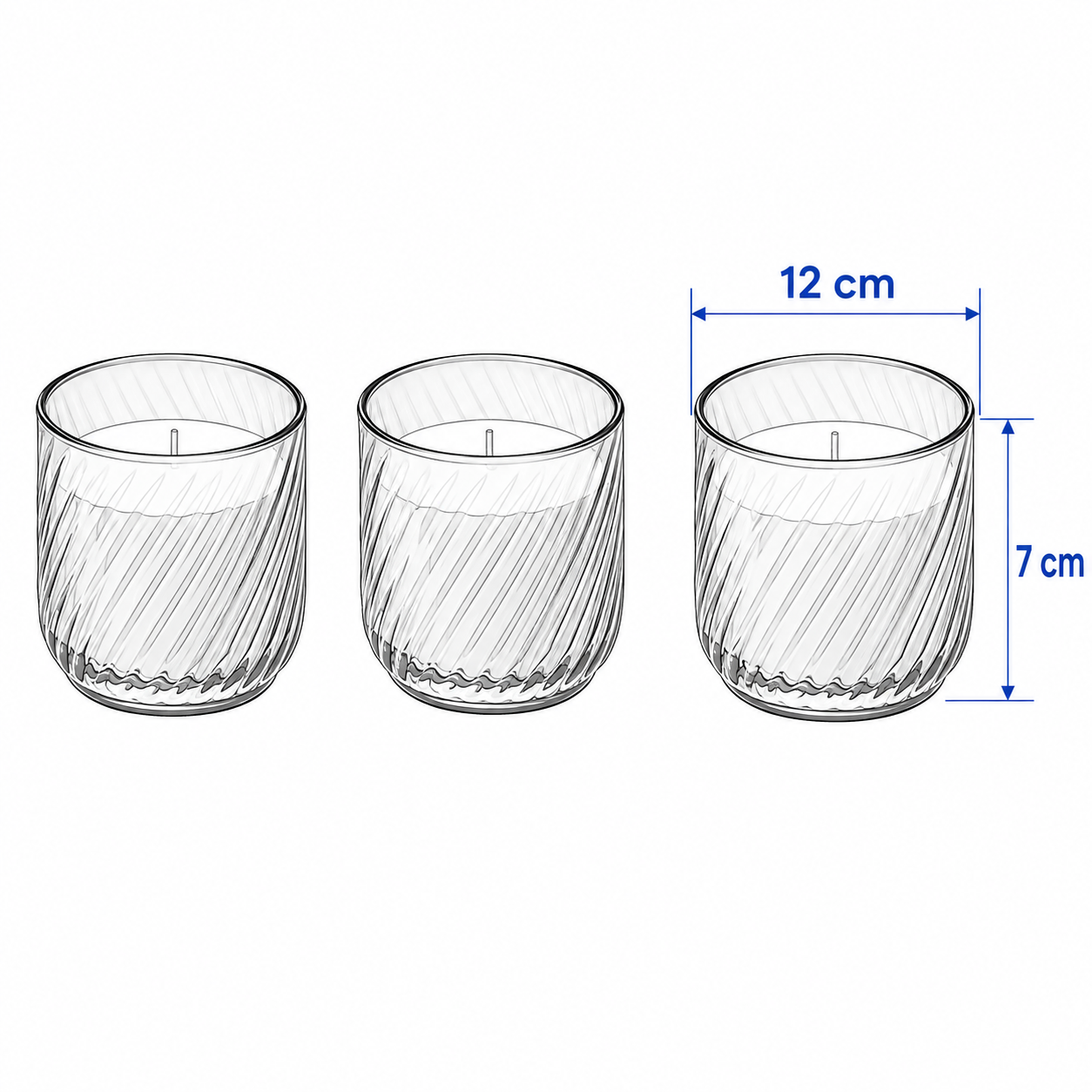 TORNVIK Vanilla Glass Scented Candle - Image 5