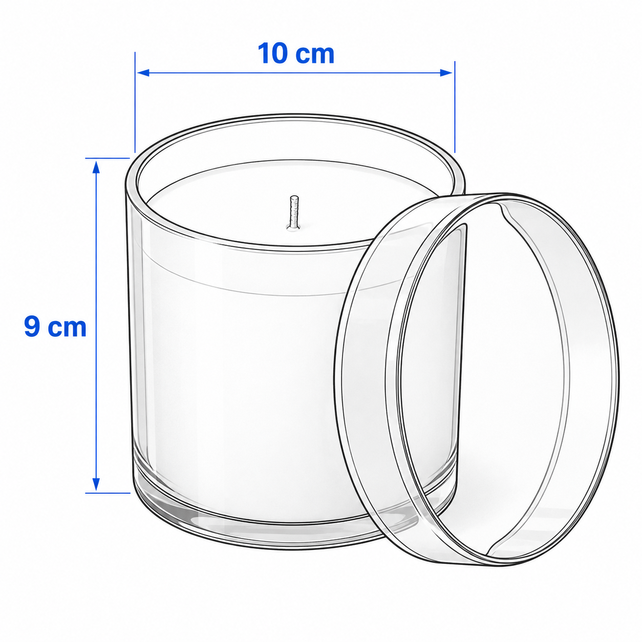DVARVIK Fig Leaf Scented Glass Candle - Image 5