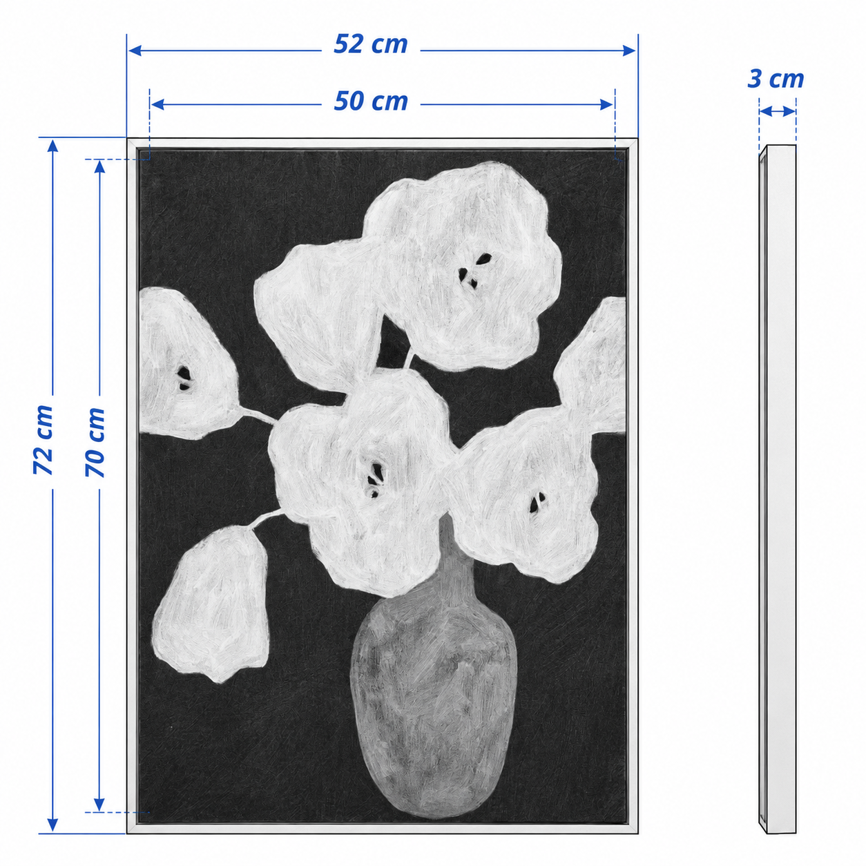 BLODARV Picture Bold Florals 50x70 cm - Image 5
