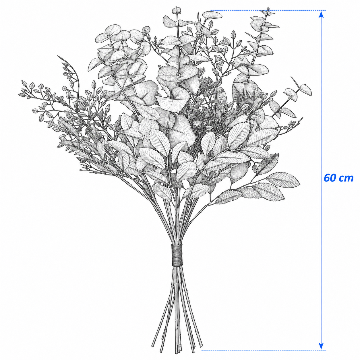 SMYKVIK Decorative Eucalyptus Bouquet - Image 6