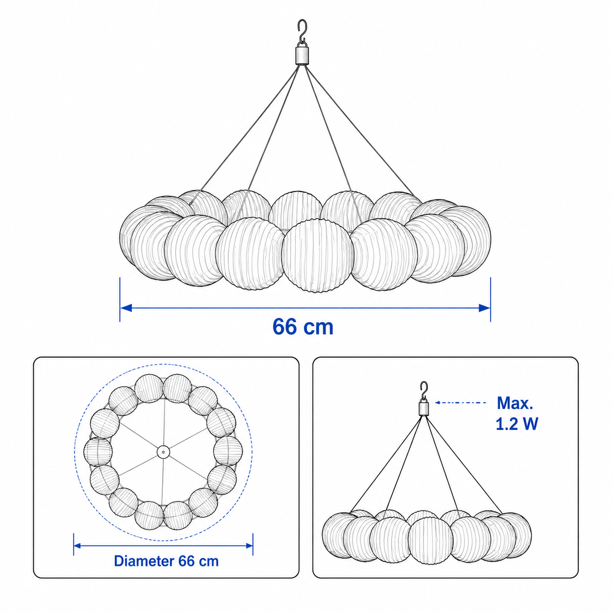 STRAVIK Globe Pendant Light - Image 4