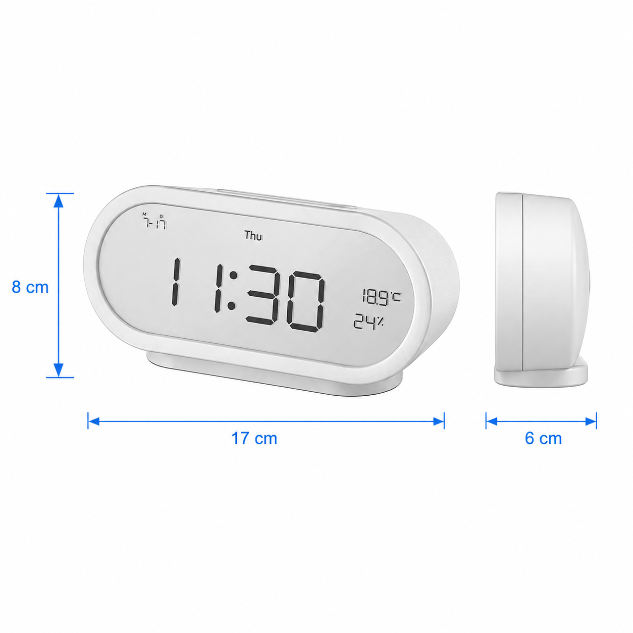 RODVIK Alarm Clock Hygrometer Thermometer - Image 7