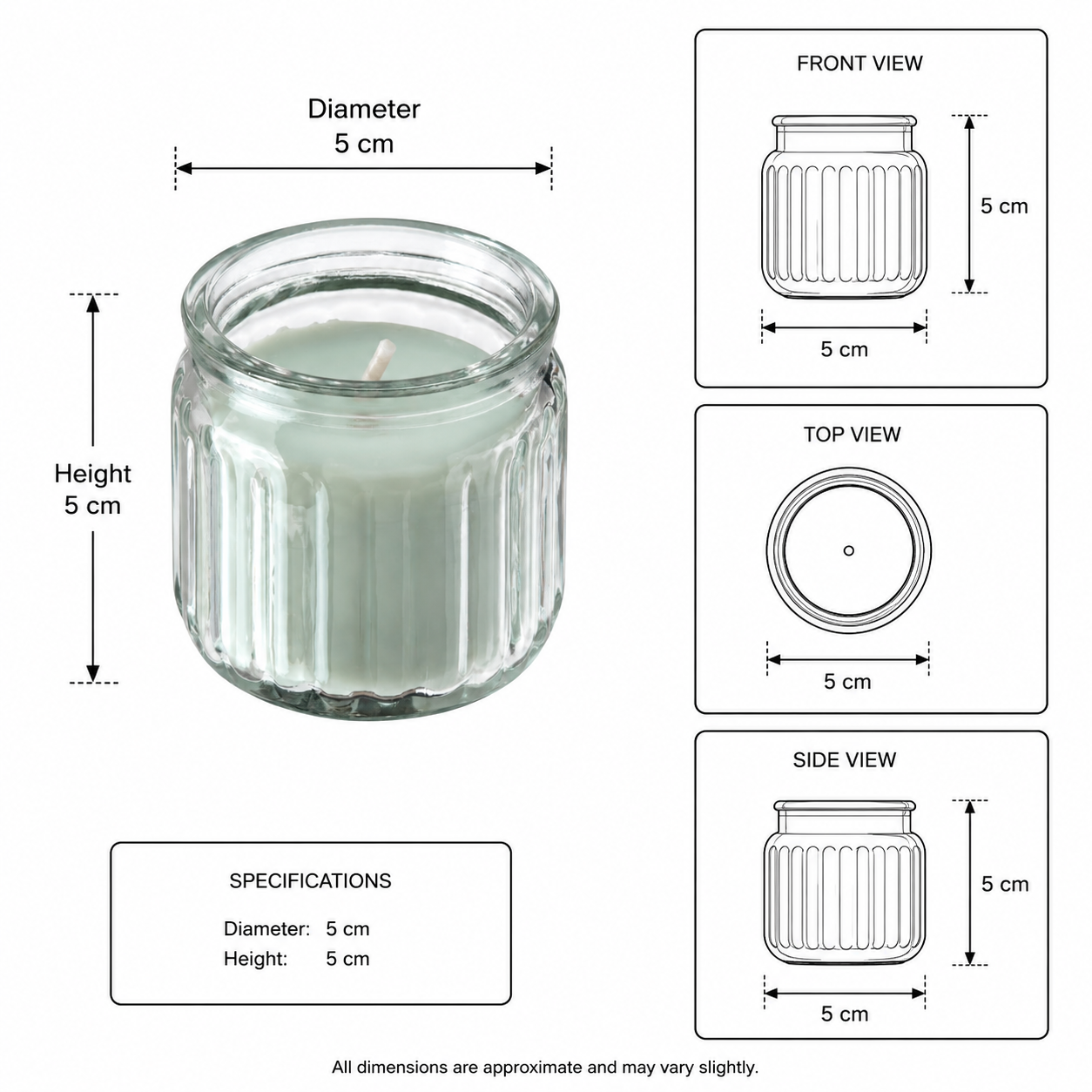 HOKVIK Glass Scented Candle - Image 4