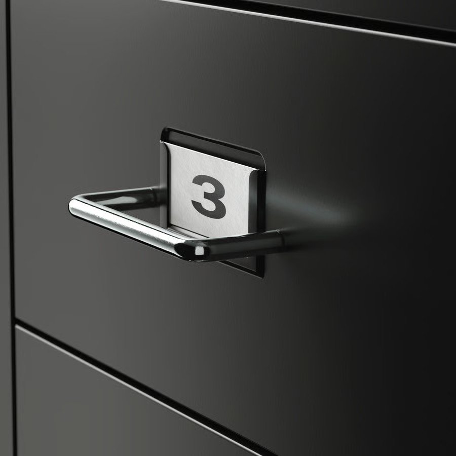 HELVIK 5-Drawer Castor Storage Unit - Image 3