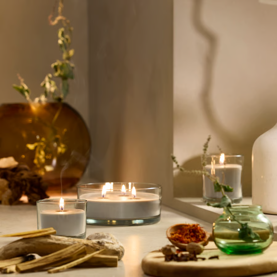 LOTVIK Three Wick Sandalwood Candle - Image 4