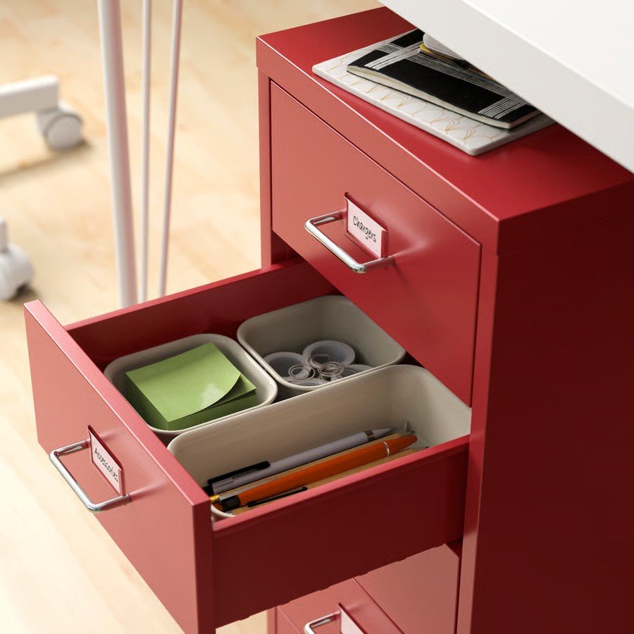 HELVIK 5-Drawer Castor Storage Unit - Image 5