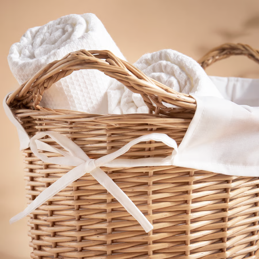 TOLVIK Handmade Willow Laundry Basket - Image 4