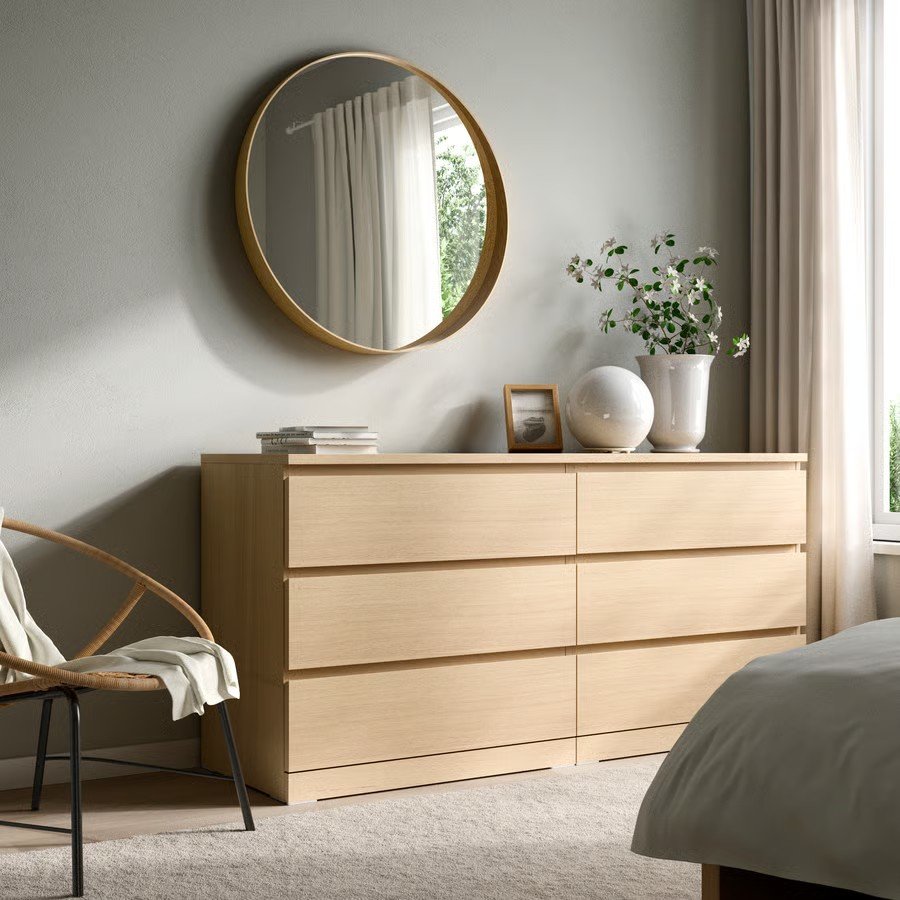 STOCKVIK Round Wall Mirror 80 cm - Image 4