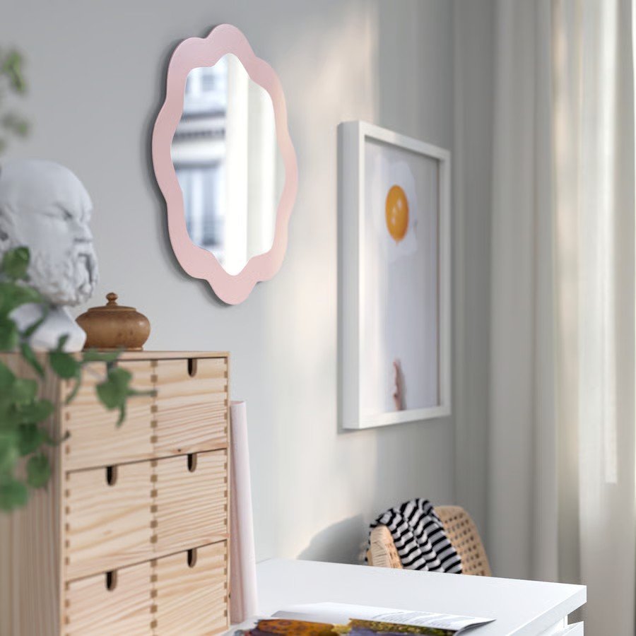 PRUNVIK Scalloped Wall Mirror - Image 4