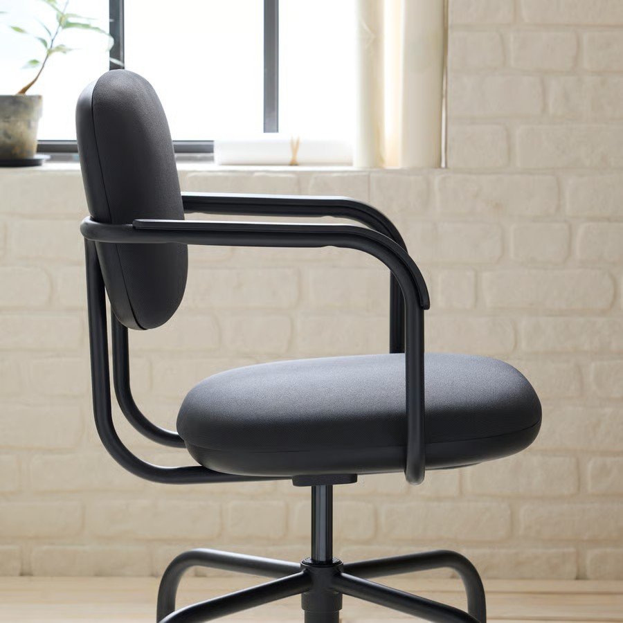 MULLVIK Upholstered Swivel Chair - Image 4