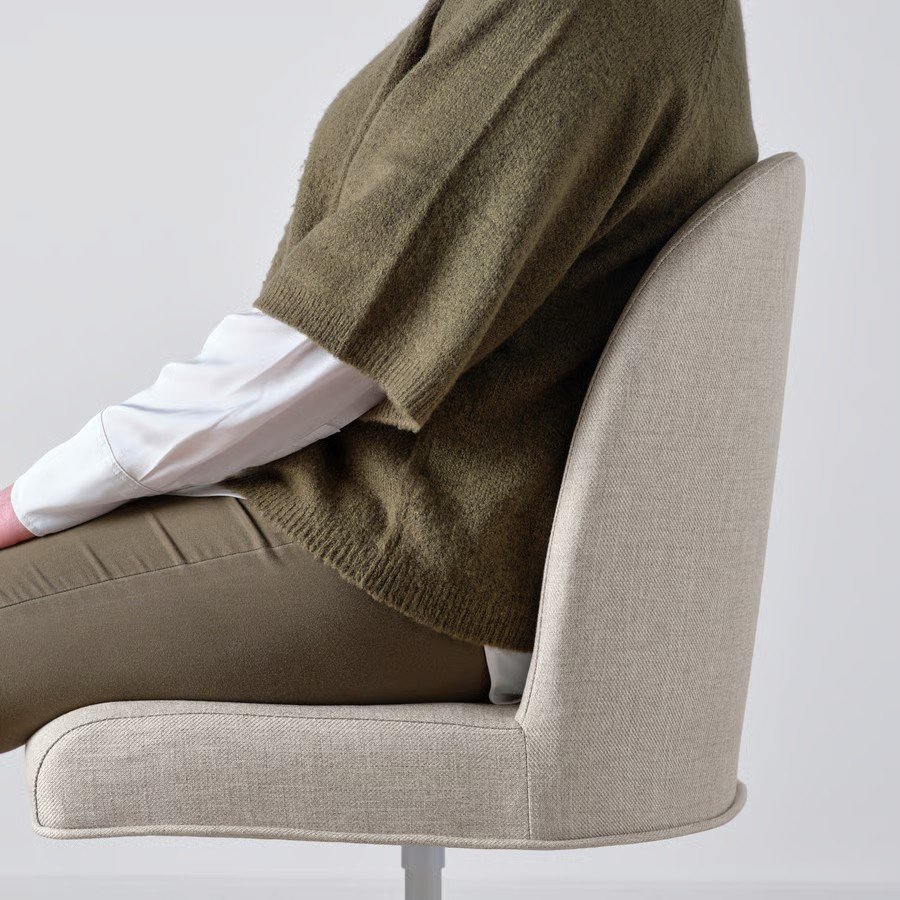 ROSVIK Upholstered Swivel Chair - Image 3