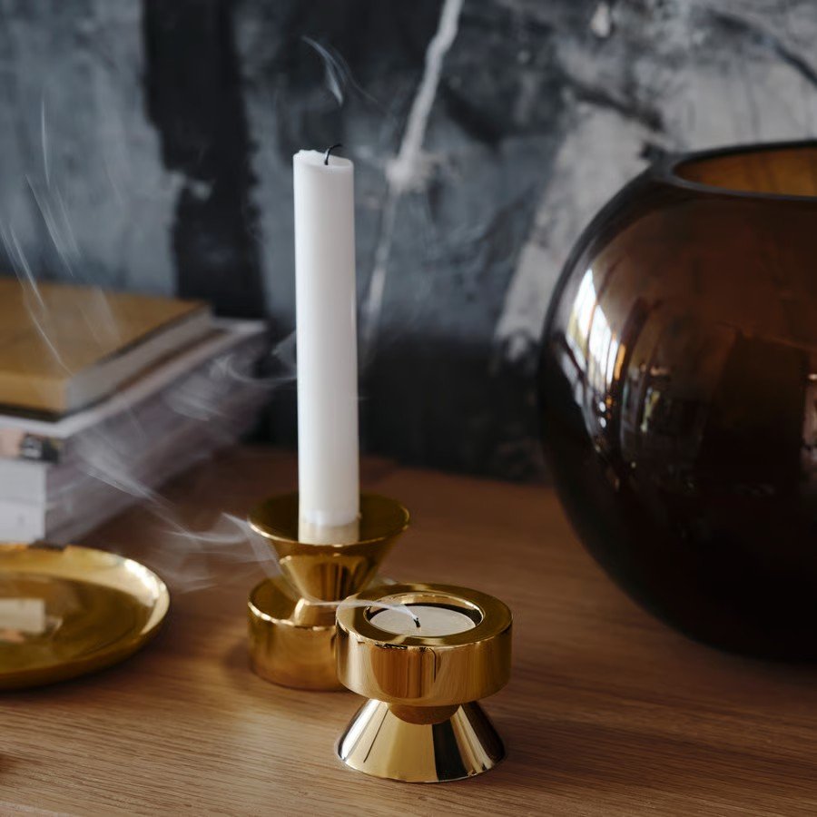 JUBVIK Unscented Chandelier Taper Candles - Image 5