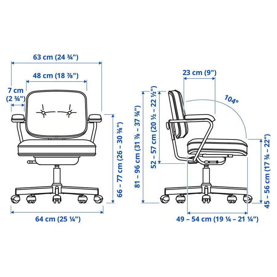 ALVJALL Ergonomic Swivel Chair - Image 16