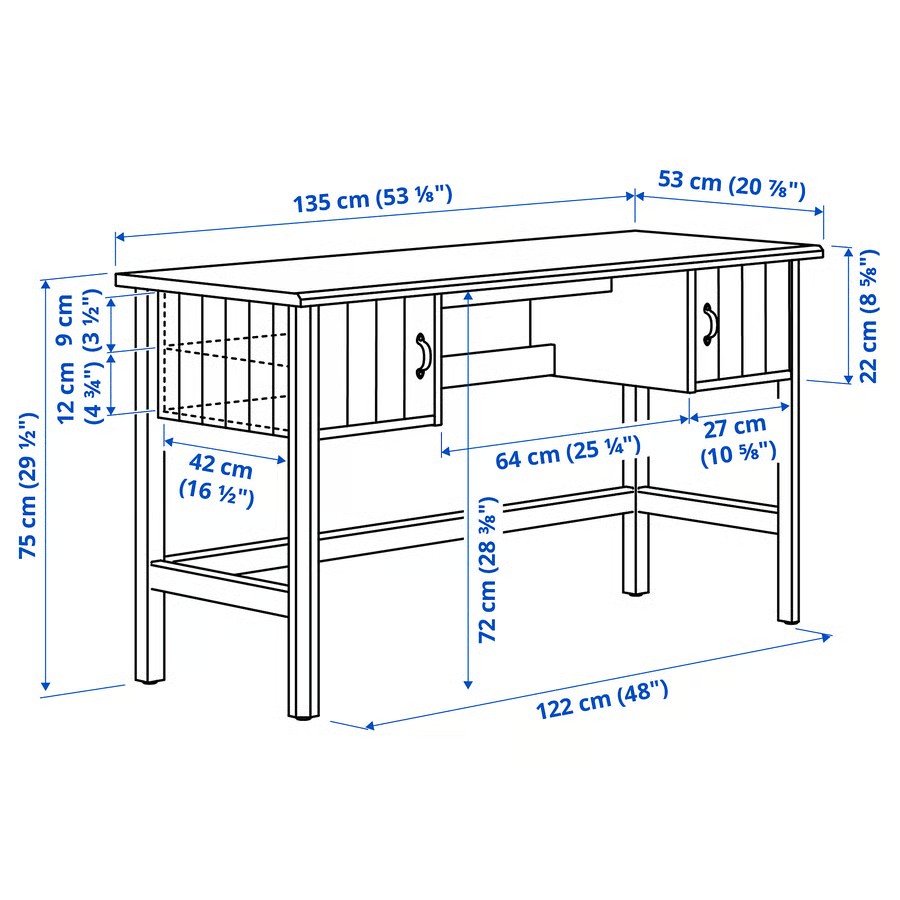 BRYTVIK Computer Desk Storage Drawers - Image 11