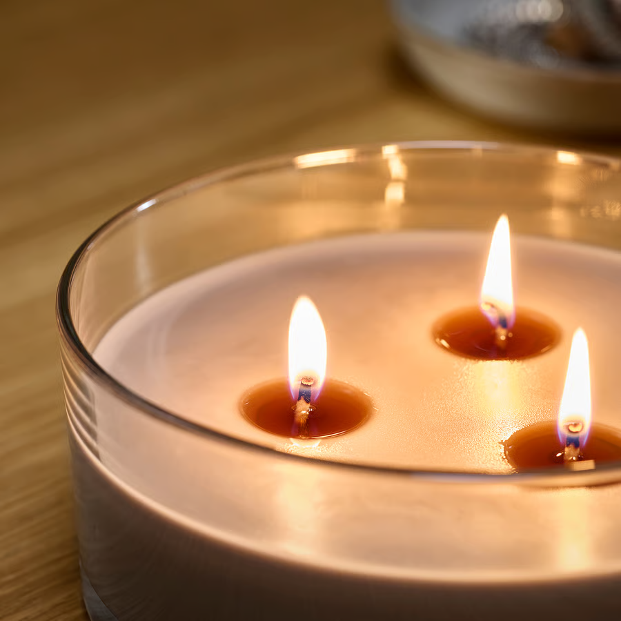 LOTVIK Three Wick Sandalwood Candle - Image 2