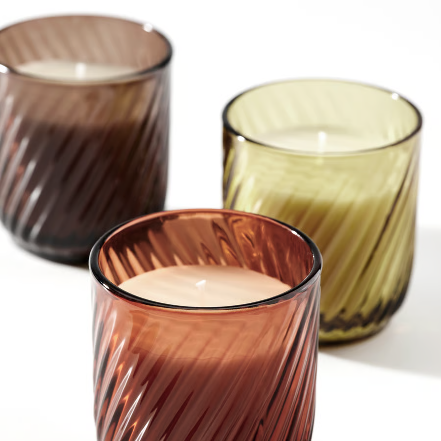 TORNVIK Vanilla Glass Scented Candle - Image 2