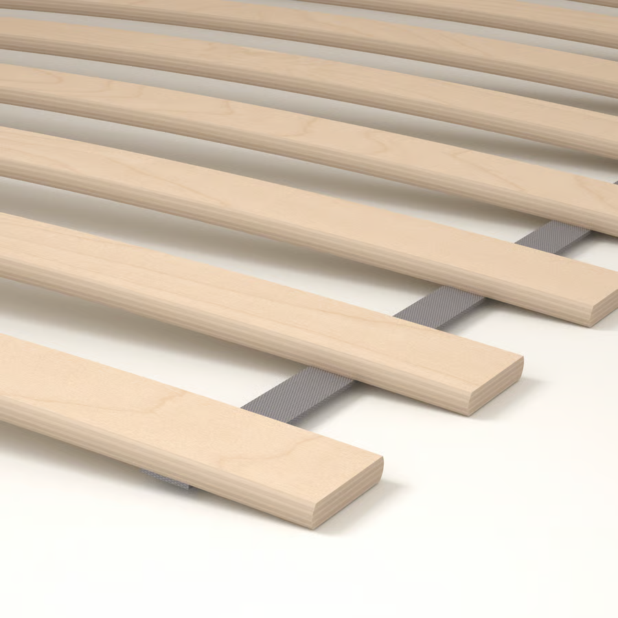 BJORVIK Upholstered Double Bed Frame - Image 3