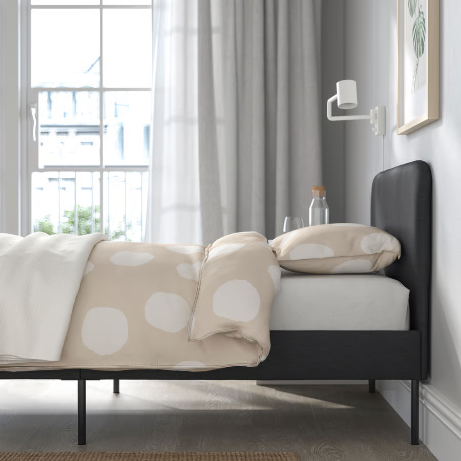 SLATVIK Upholstered Bed Frame - Image 2