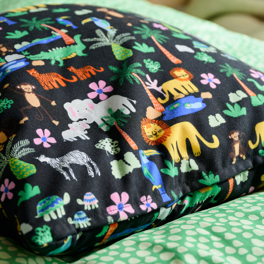 NATTVIK Jungle Pattern Cushion Cover - Image 2
