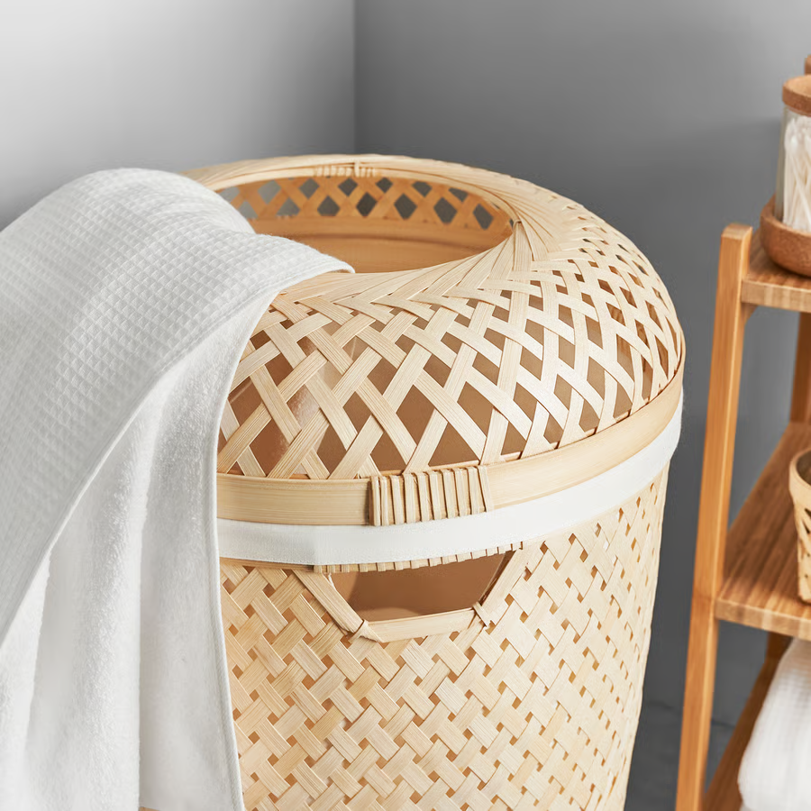 SALVIK Bamboo Laundry Basket - Image 2