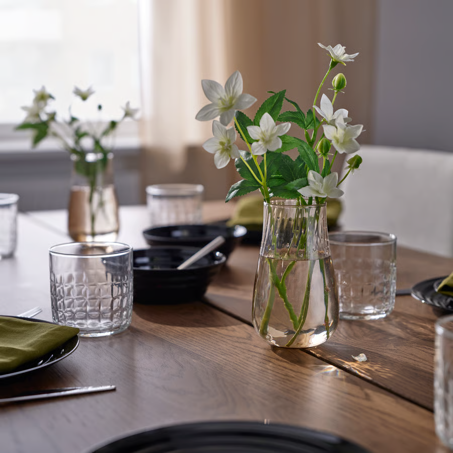 PASKOVIK Clear Glass Flower Vase - Image 2