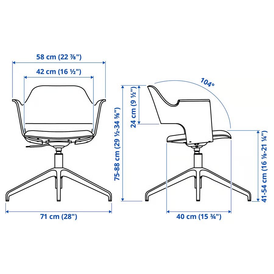 FJALLVIK Swivel Conference Chair - Image 10