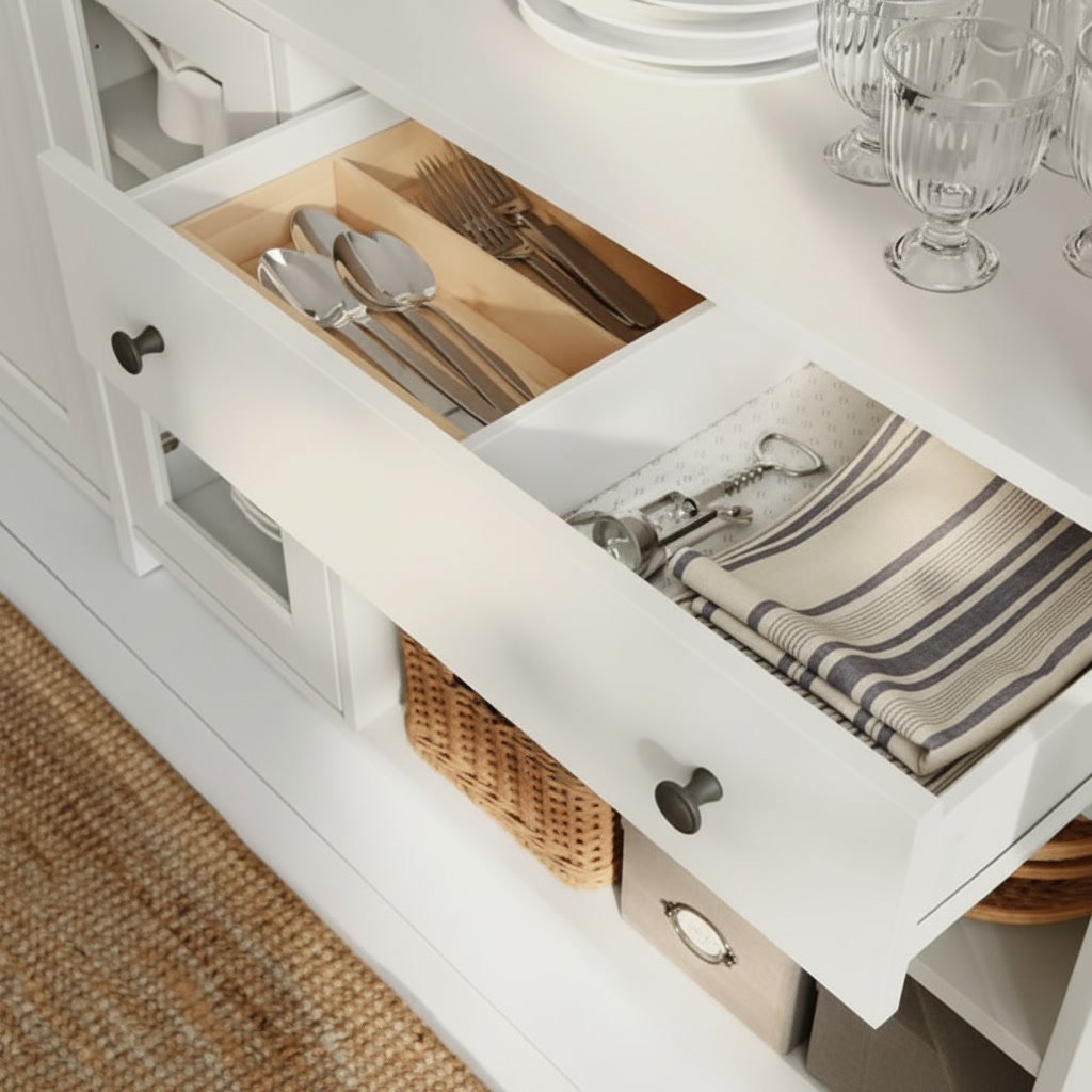 HAVARA Large Sideboard Storage Buffet Cabinet - Image 4