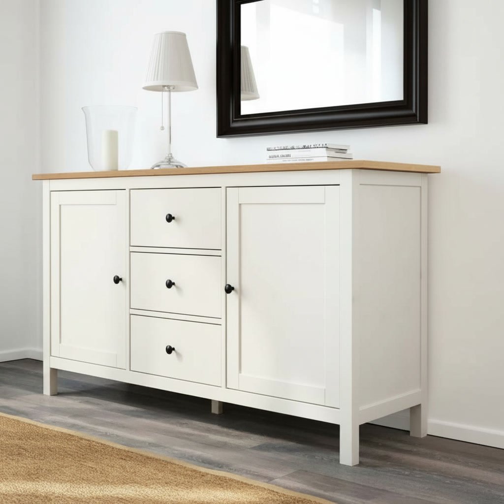 HEMVIK Sideboard Storage Cabinet Drawers Cupboards - Image 4