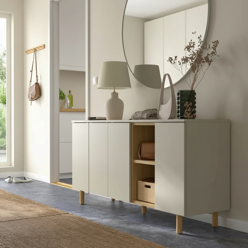 LEDVIK 3-Door Sideboard Cabinet - Image 3