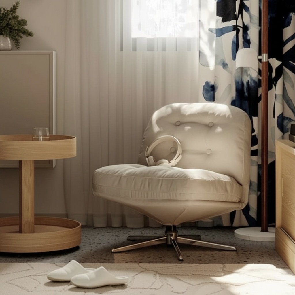 DYLVIK Swivel Lounge Chair - Image 9