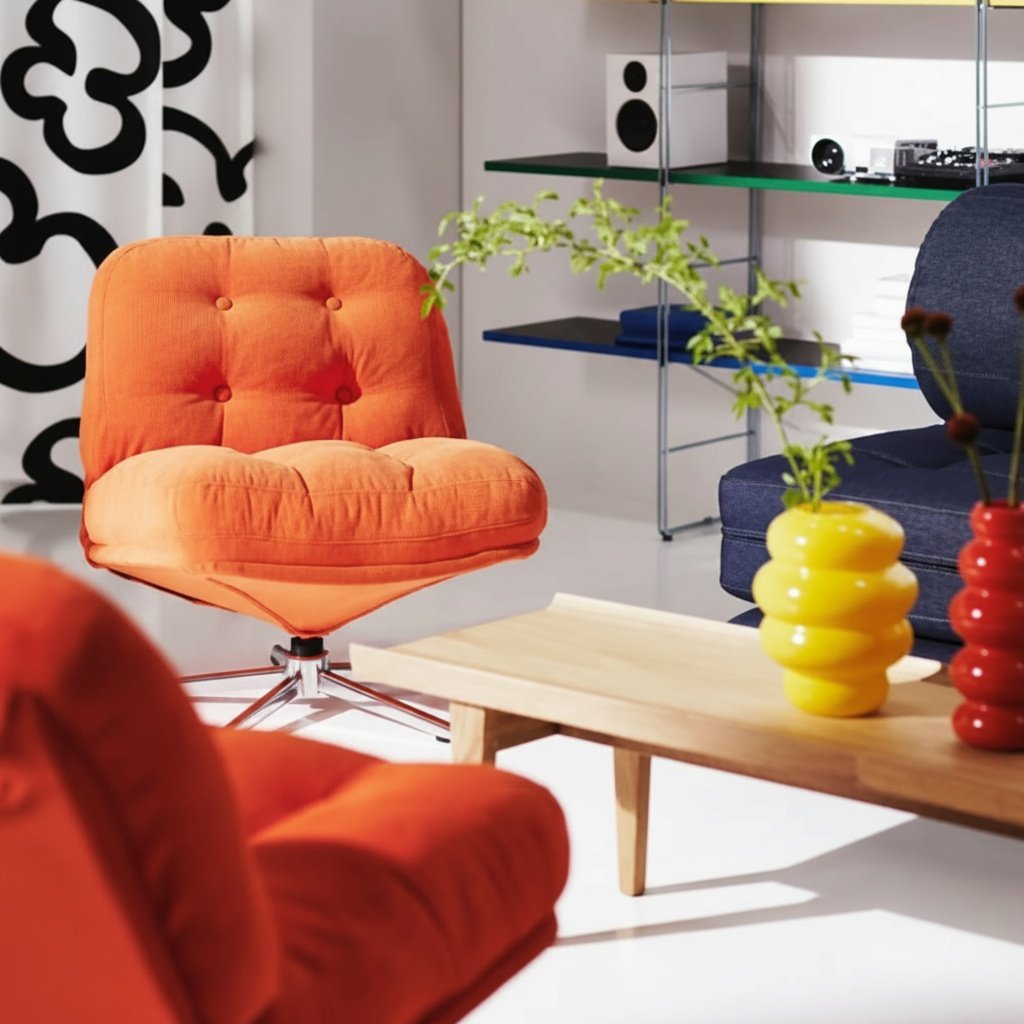 DYLVIK Swivel Lounge Chair - Image 4