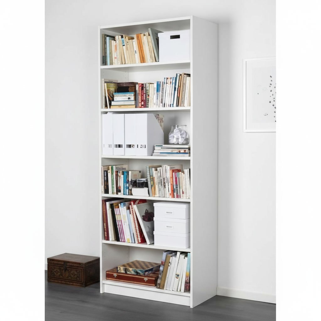 BRIXTON 6-Tier Tall Bookcase Storage Shelf - Image 2