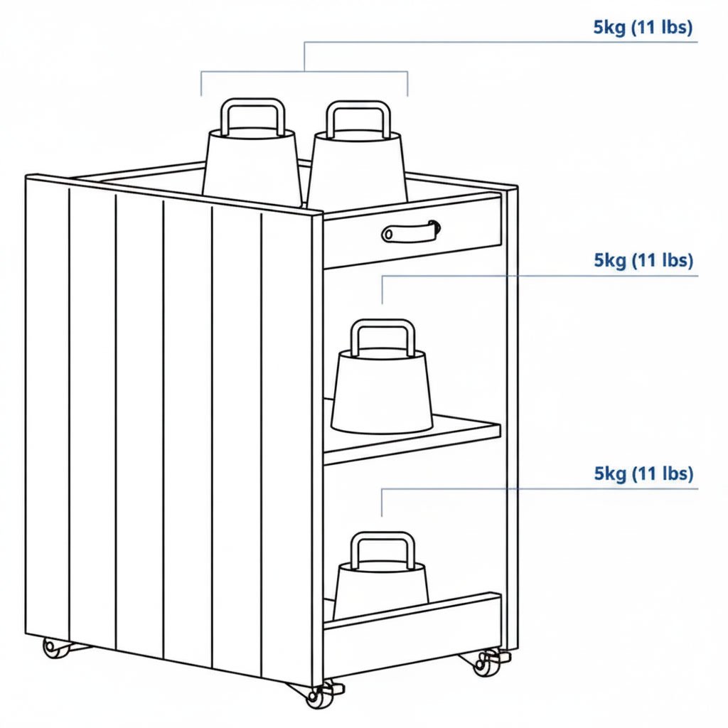 BRYTVIK Compact Castor Storage Unit - Image 8