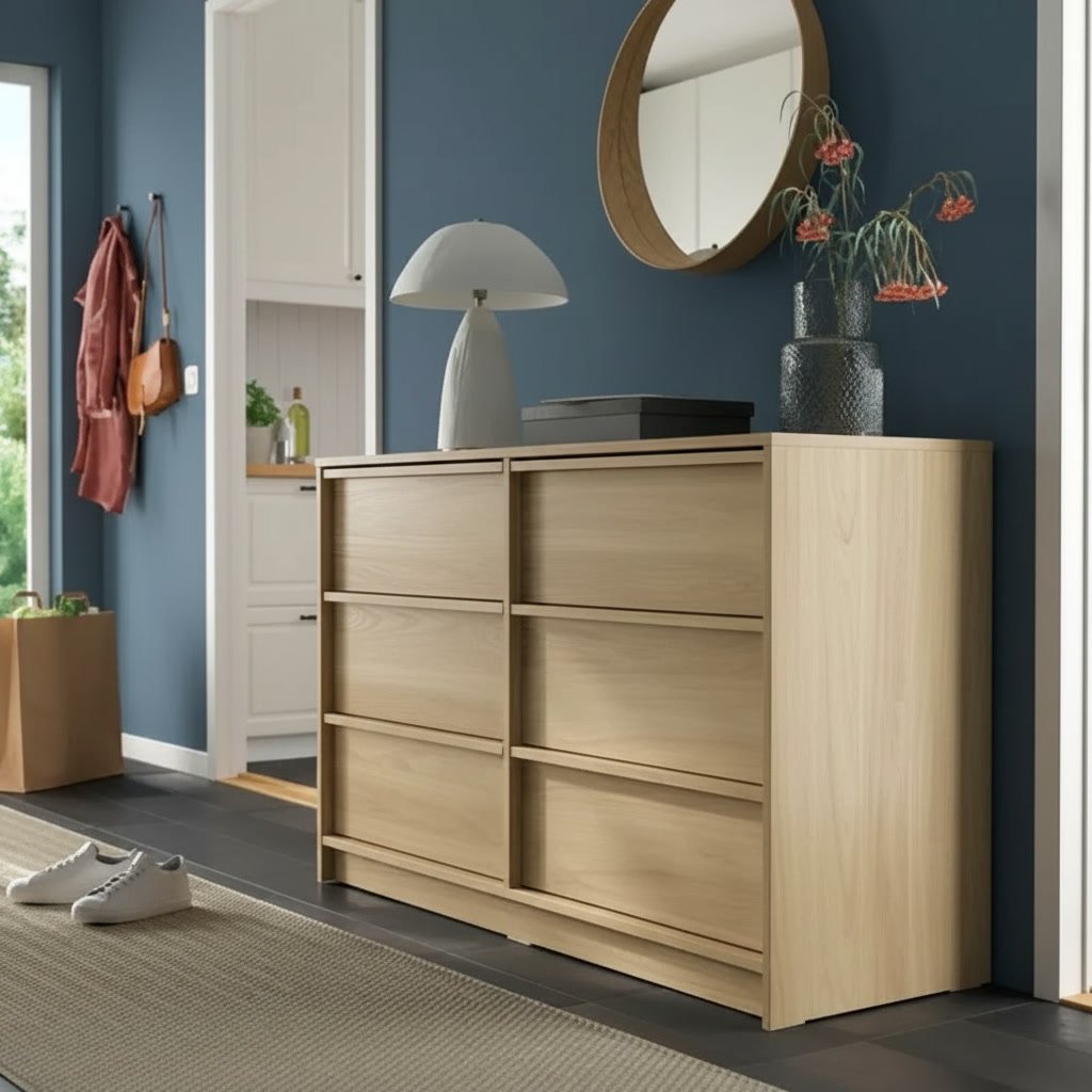 ANKAVIK 6-Drawer Wide Storage Chest - Image 3