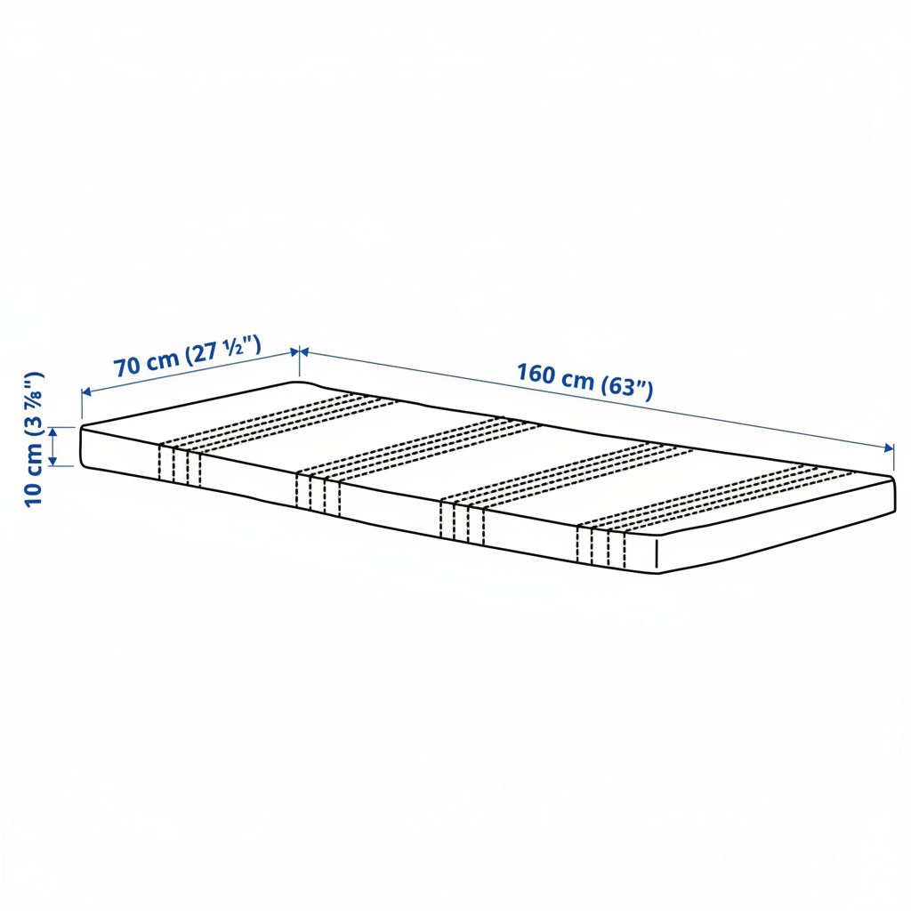 UNDERVIK Junior Foam Mattress - Image 7