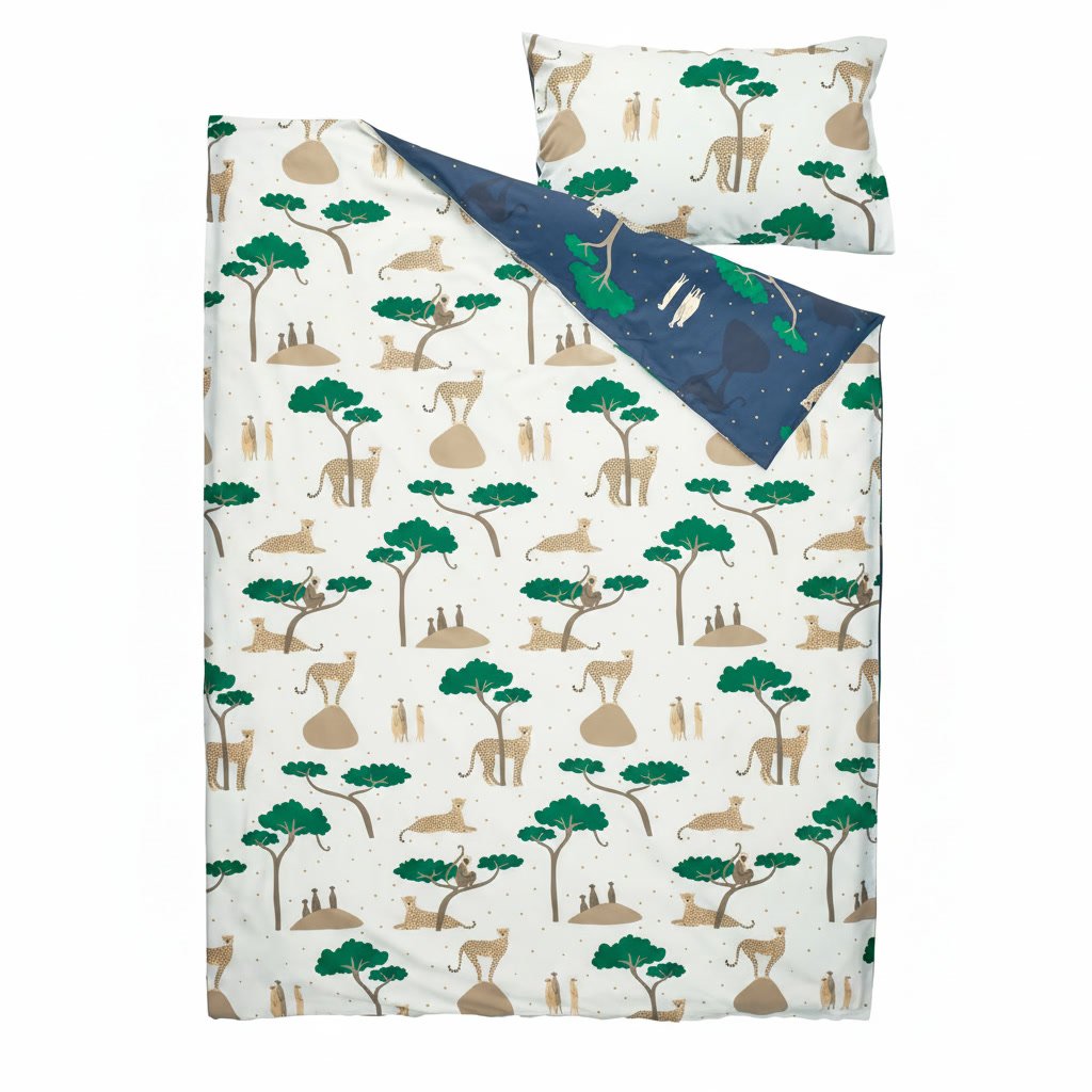 SANDVIK Savannah Duvet Cover Pillowcase Set - Image 2